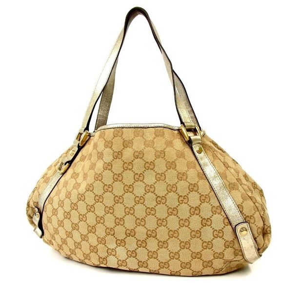 Auth Gucci Gg Canvas Tote Bag Canvas #382G263 - Picture 3 of 7